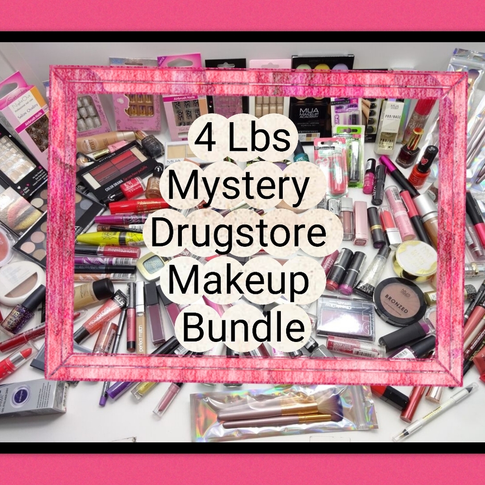 4 Lb Mystery Drugstore Makeup & Skincare Bundle!